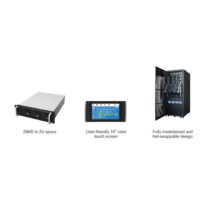új delta modulon, DPH 3/3 fázisú moduláris szünetmentes tápegység (UPS) sorozat (80/120kw egység)