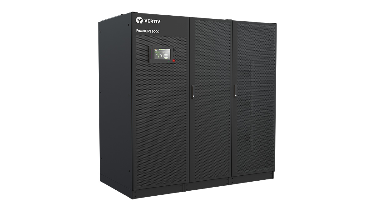 A Vertiv PowerUPS 9000 kompakt, nagy teljesítménysűrűségű és energiahatékony modulárisan bővíthető, belső redundáns online szünetmentes tápegység rendszer - Balmex